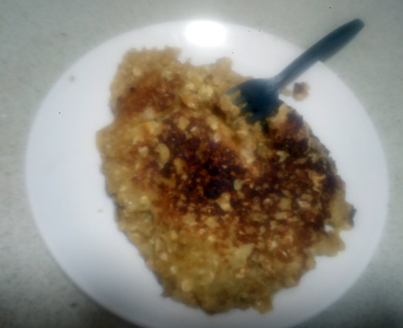 torta de avena y miel deliciosa y lista para comer